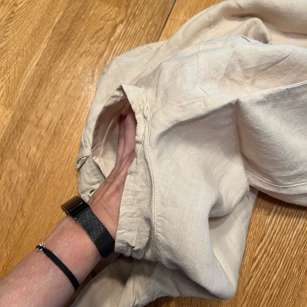 Vintage Tommy Linen Shirt - Picture 7 of 8